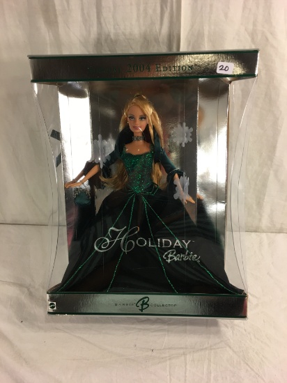 NIB Barbie Mattel Collector Special Edition 2004 Holiday Barbie Doll 13.5"Tall Box Size