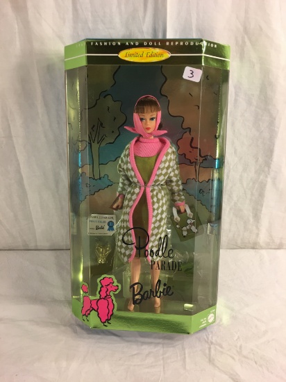 NIB Barbie Mattel Limited Edition Poodle Parade Barbie Doll 12.5"Tall Box