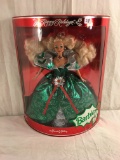 NIB Barbie Special Edition Happy Holidays Barbie Doll 13.5