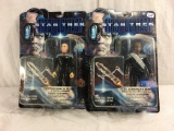 Lot of 2 Pcs Collector Star Trek First Contact Asssorted Playmates Action Figures 6