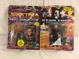 Lot of 2 Pcs Collector Star Trek Deep Space Nine Beyond The Final Frontier Assorted Figures 5'T