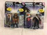 Lot of 2 Pcs Collector Star Trek Lt. Commander Worf and Captain Kurn 5