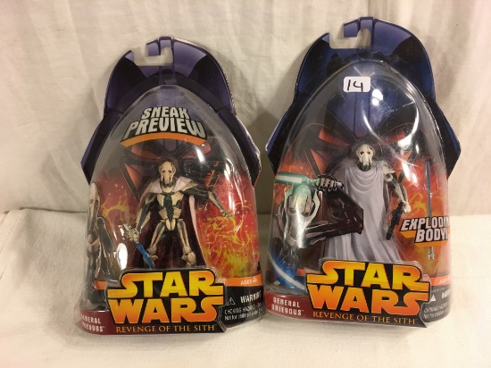 Lot of 2 Pieces Collector NIP Star Wars Revenge Of The Sith Assorted 2-3'Tall Figures