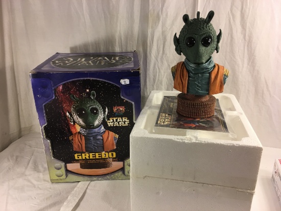 Collector Star Wars GREEDO 9.1/2" Tall Limited Edition Cold-Cast Porcelain 13.7/8"Box