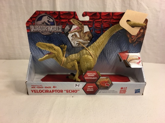 Collector New Hasbro Jurassic World VELOCIRAPTOP "ECHO" Figure 9'Width by 6"Tall