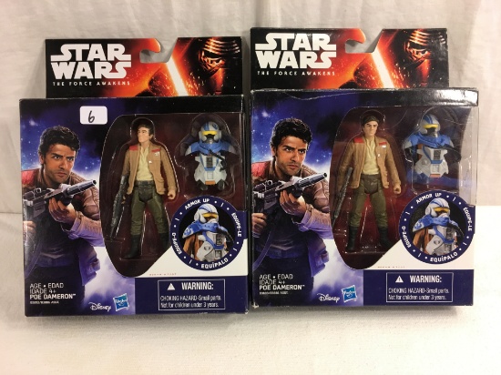 Lot of 2 Pieces Collector NIP Star Wars The Force Awakens First order The Fighter 4"T