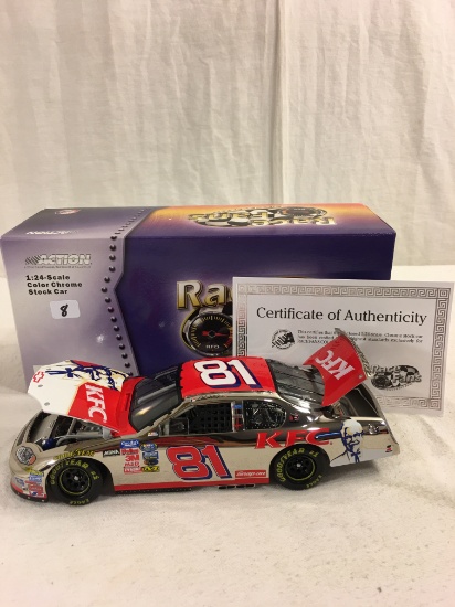 Race Fans Action Dale Earnhardt Jr. #81 KFC 2004 MC 1 of 5,004 Scale 1:24 Color Chrome Stock Car