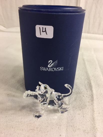 Collector Swarovski Lion Cub #7603 Figurine 2" tall w/ box