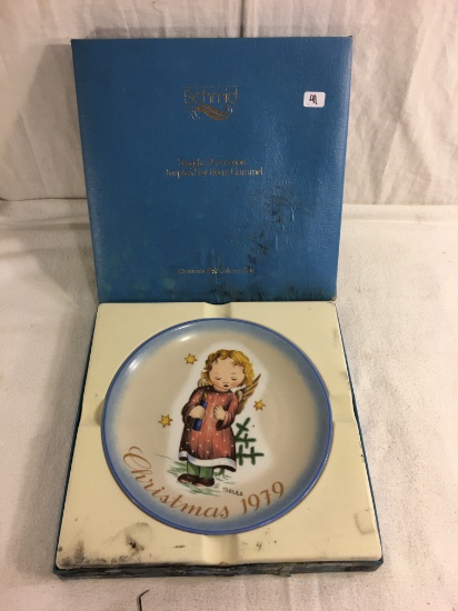 Collector Vintage Schmid "Starlight Angel" Christmas 1979 9th edition Plate 8"
