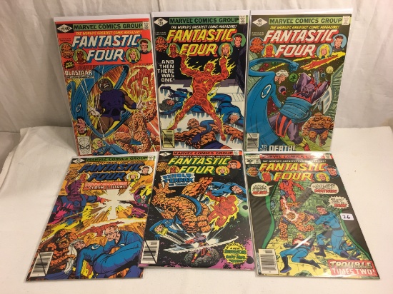 Lot of 6 Pcs Collector Vintage Marvel Comics Fantastic Four No.187.211.212.213.214.215.