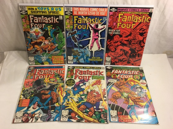 Lot of 6 Pcs Collector Vintage Marvel Comics Fantastic Four No.217.218.219.220.222.223.
