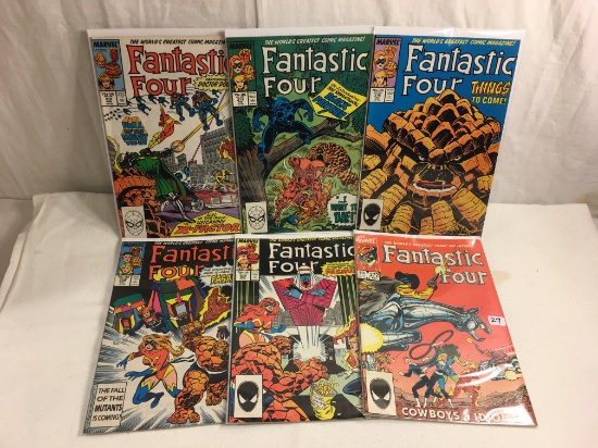 Lot of 6 Pcs Collector Vintage Marvel Comics Fantastic Four No.272.308.309.310.311.312.