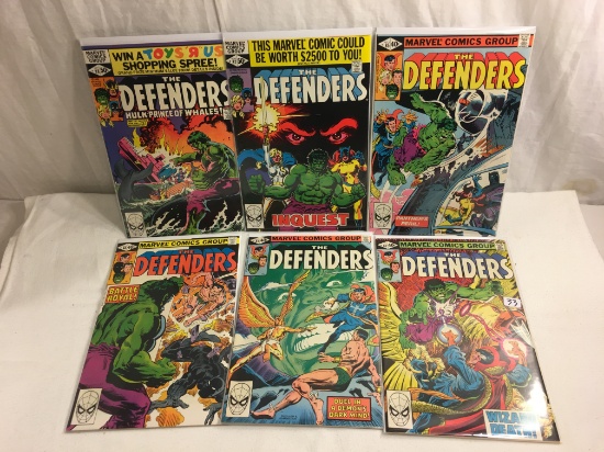 Lot of 6 Pcs Collector Vintage Marvel Comics The Defenders No.82.83.84.85.87.88.
