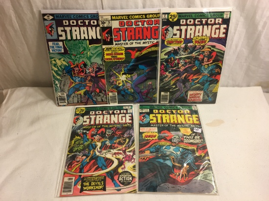 Lot of 5 Pcs Collector Vintage Marvel Comics Doctor Strange Comic Books No.12.15.17.25.37.