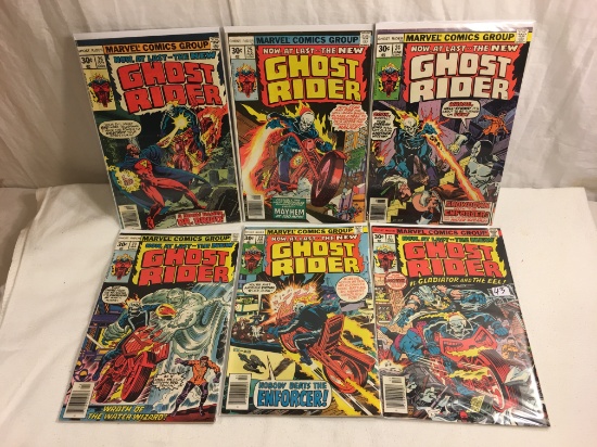 Lot of 6 Pcs Collector Vintage Marvel Comics Ghost Rider No.21.22.23.24.25.26.