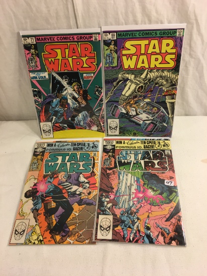 Lot of 4 Pcs Collector Vintage Marvel Comics Star Wars Comic Books No.55.56.69.71.