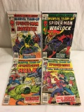 Lot of 4 Pcs Collector Vintage Marvel Team-Up Comic Books No.52.5455.56.