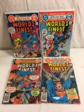 Lot of 4 Pcs Collector Vintage DC,  World's Finest Comic Books No.258.259.267.266.