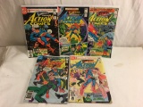 Lot of 5 Pcs Collector Vintage DC, Comic Books Superman's Action No.510.512.513.514.515.