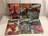 Lot of 6 Collector Vintage Comics Daredevil The Mna Without Fear No.199.214.249.250.251.252.