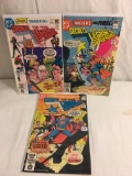 Lot of 3 Pcs Collector Vintage DC, Comic Books Secret Of The Legion Of Super-heroes No.1.2.3.