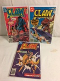 Lot of 3 Pcs Collector Vintage DC, Comic Books Claw The Unconquered No.10.11.12.