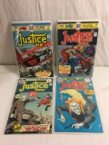 Lot of 4 Pcs Collector Vintage DC, Comic Books Justice Inc.  No.1.2.3.4.