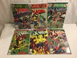 Lot of 6 Pcs Collector Vintage Marvel Comics The Uncanny X-Men No.132.134.135.152.153.154.