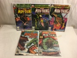 Lot of 5 Pcs Collector Vintage Marvel The Man-Thing  Comic Books No.1.2.3.5.6.