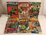 Lot of 6 Pcs Collector Vintage Marvel The Incredible Hulk Comic Books No.6.7.8.9.10.12.