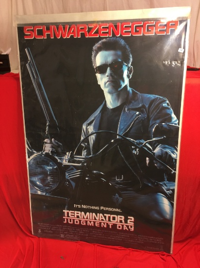 Collector Movie and Entertainment Poster Frame Schwarzenegger Terminator 2 Judgment Day  40x27'