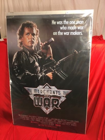 Collector Movie and Entertainment Poster 1990 Merchants of War Poster Size:27" by 40"
