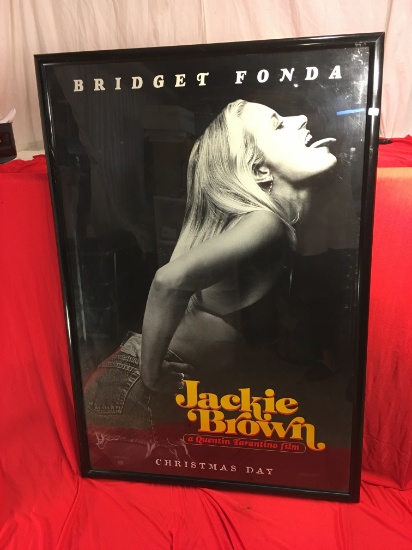 Collector Movie and Entertainment Poster in Frame Bridget Fonda Jackie Brown Christmas Day 41x28"
