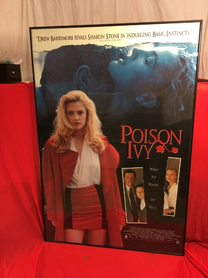 Collector Movie and Entertainment Poster in Frame 1992 Poison Ivy Poster 27" by 39" Frame Size