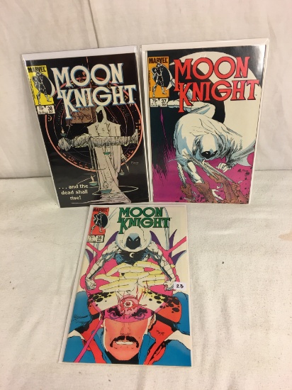 Lot of 4 Pcs Collector Vintage Marvel Comics Moon Knight Comic Books No.36.37.38.