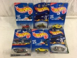 Lot of 6 Pcs  New in Package  Collector Assorted Hot Wheels Die-Cast Cars 1/64 Scale