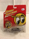 Collector NIP Johnny Lightning Mooneyes 1960's Shelby Cobra Silver Color 1:64 Scale DieCast Metal