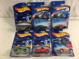 Lot of 6 Pcs  New in Package  Collector Assorted Hot Wheels Die-Cast Cars 1/64 Scale