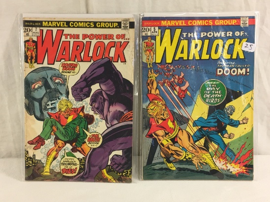Lot of 2 Pcs Collector Vtg Comics The Power Of Warlock Comic Books No.5.7.