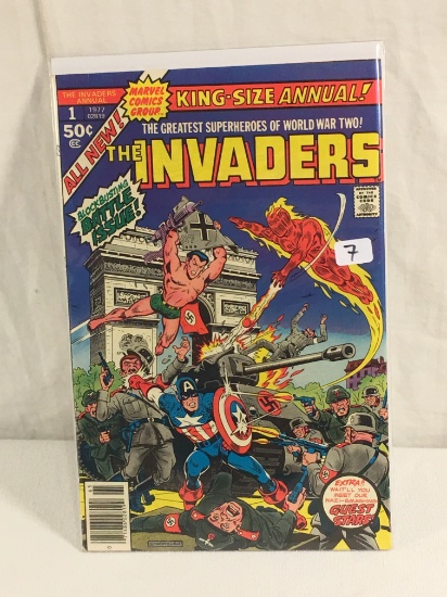 Collector Vintage Marvel Comics The Invaders Comic Book No.1