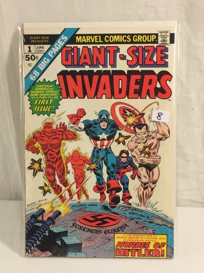 Collector Vintage Marvel Comics Giant-Size Invaders Comic Book No.1