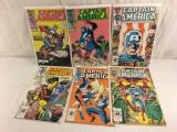 Lot of 6 Pcs Collector Vintage Marvel Captain America Comic Books No.323.324.325.326.327.328.