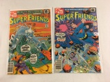 Lot of 3 pcs Collector Vintage DC, TV Comic The Super Friends Comic Books No.15.17.