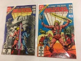 Lot of 2 Pcs Collector Vintage DC, Comics To Tempt The Gods Master Of The Universe No.1.2.