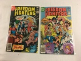 Lot of 2 Pcs Collector Vintage DC, Freedom Figters Comic Books No.11.12.