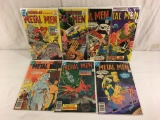 Lot of 7 Pcs Collector Vintage DC, Metal Men Comic Books No.50.51.52.53.54.55.56.