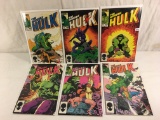 Lot of 6 Pcs Collector Vtg Marvel The Incredible Hulk Comic Books No.307.308.309.310.311.312.