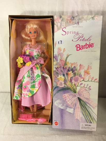 NIB Collector Avon Exclusive Spring Petals Barbie Doll Box: 13"x5"