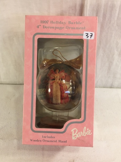 NIB Collector 1997 Holiday Barbie Ornament 4"