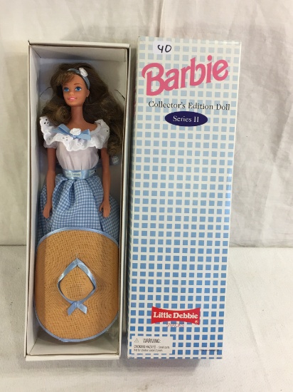 NIB Collector Little Debbie Snacks Barbie Doll Box: 13"x4"